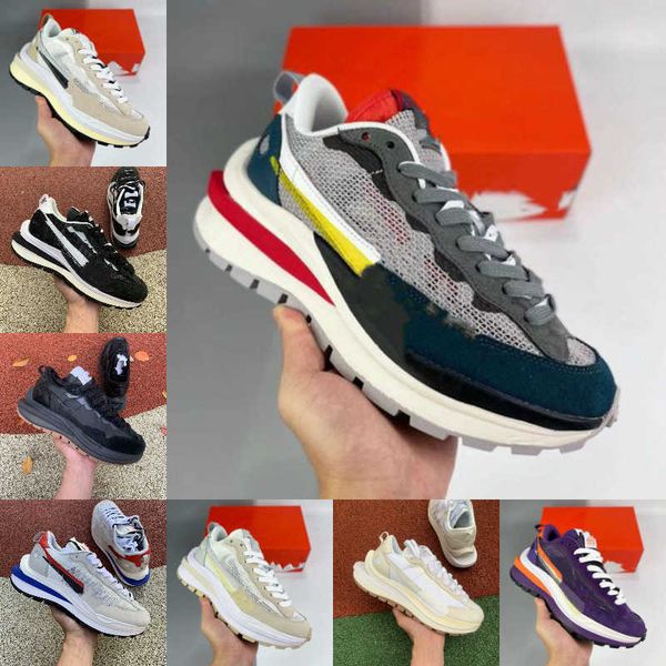 

sacais x vaporwaffle 3.0 pegasus ldv waffle mens womens running shoes daybreak dark iris sesame blue void black gum sail summit white nylon