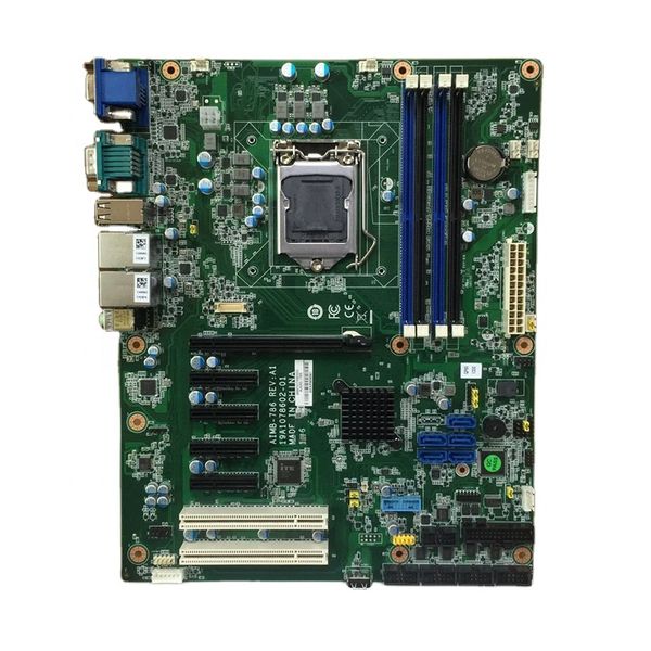 Aimb-786 Aimb-786G2-00A1 para Advantech Motherboard Industrial ATX Q370 Chipset suporta 8ª geração CPU Perfeito testado
