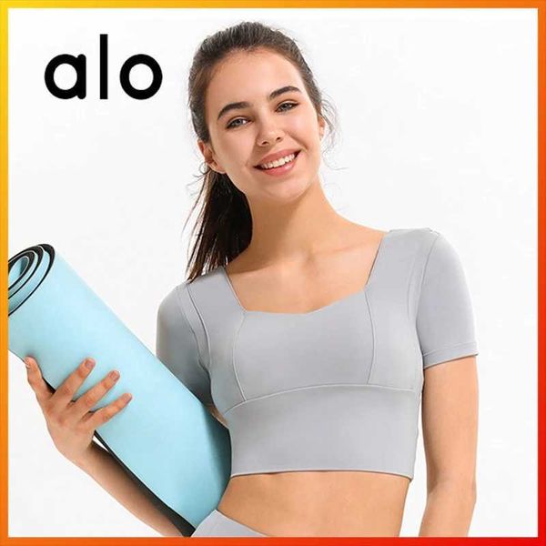 

alo yoga bras summer women's tube running fitness exercise yoga underwear nylon breathable perspiration sports bra ds42