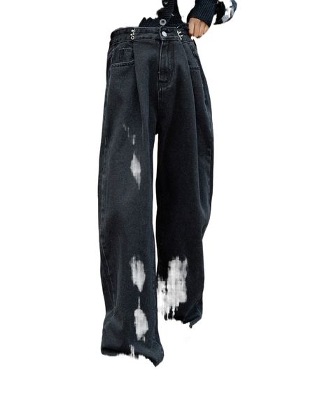 

dazy high waist straight leg jeans v7xk#, Blue