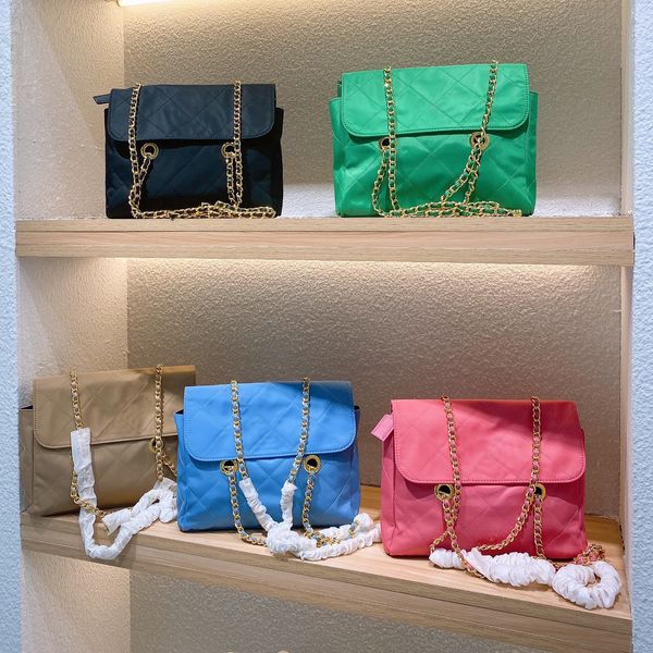 

parachute bag nylon bags handbag luxury designer brand fashion shoulder handbags quality women clutch bag chains purse cross body metallic l