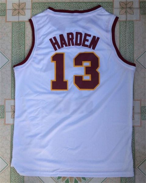 

ncaa 13 james harden college basketball jersey white, Black