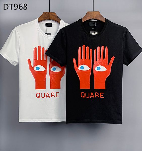 

2022 designer french men's t-shirts luxury summer fashion trend cotton breathable short sleeve, White;black
