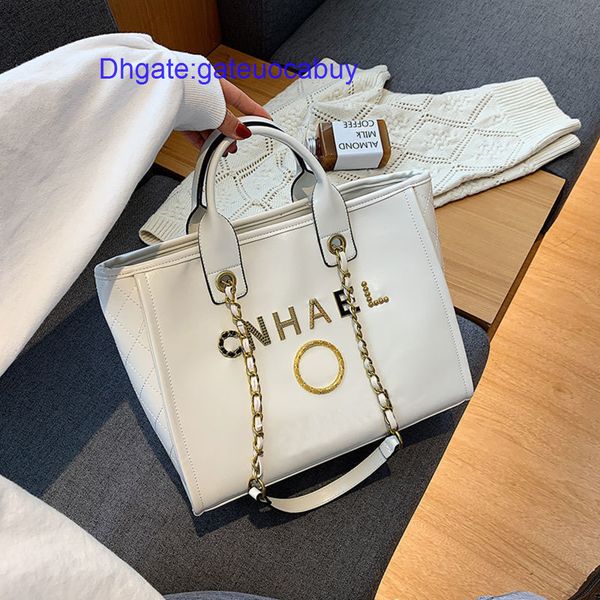 

luxury designer fashion handbags women's beach bags brand ch metal badge tote bag small mini evening handbag female capacity large leat, Black;red