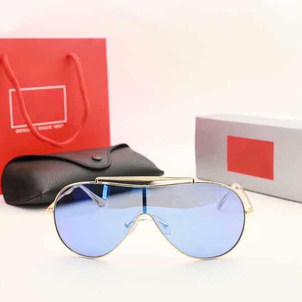 

2023 fashion designer sunglasses mens sunglasses ladies uv400 protective color resin lens gold metal frame 0rb3597, White;black