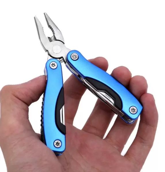 Açık Multitool Pense Tırtıklı Bıçak Çene El Aletleri   Tornavida   Pense   Bıçak Multitool Bıçak Seti Survival Dişli DH8765