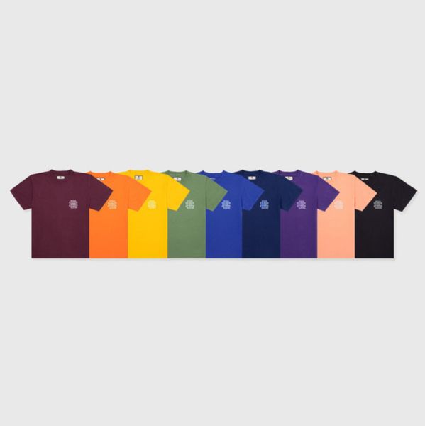 

fashion classic ee men's t shirts eric emanuel tees brand short sleeve women's summer tshirts hip hop letter printed cotton loose, White;black