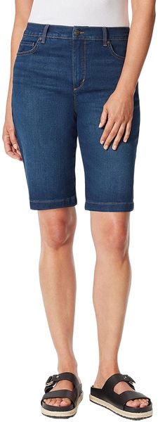 

vanderbilt women's petite amanda high rise bermuda short e8aw#, White;black