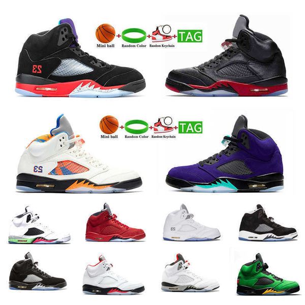 

basketball shoes og black metallic jumpman 5 men oregon ducks sneakers 5s trainer red suede sports oreo size 40-47