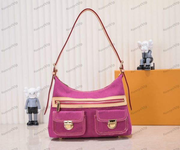 

shoulder bag axillary bags wallet 2022 luxurys designers women handbag fashion handbags multi pocket zipper new underarm medieval denim bag