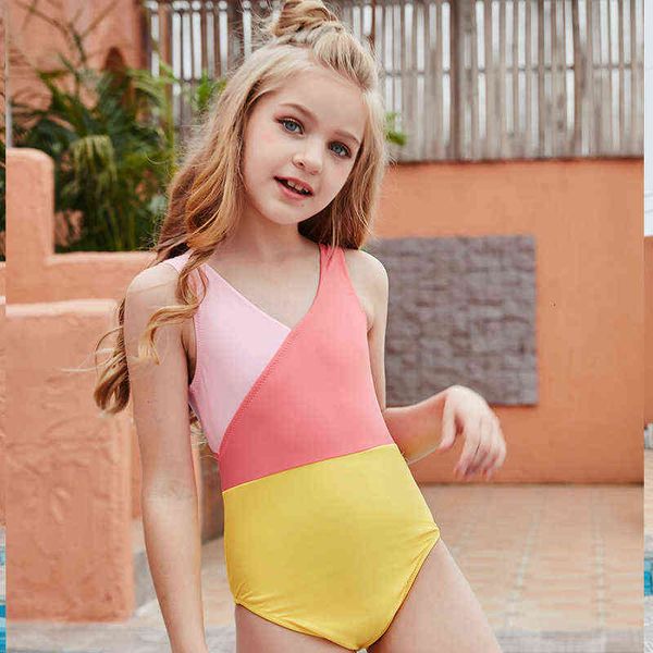 

swimsuit girls children's one-piece, White;black