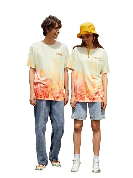 

romwe letter floral graphic tee 0106#, White;black