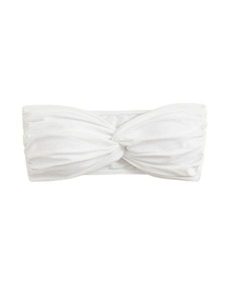 

solid twist bikini p7ys#, White;black