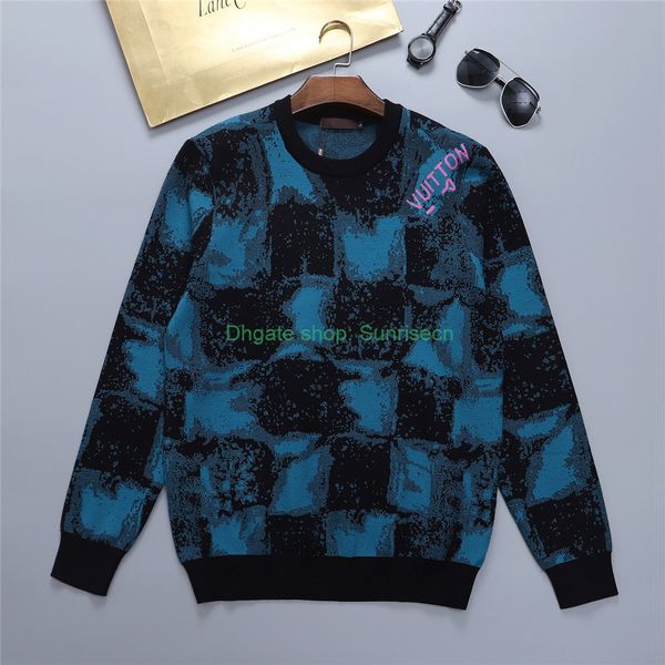 

mens sweater designer fashion sweaters casual hoodie round long sleeve men women letter printing hoodies 3 colors asian size, White;black