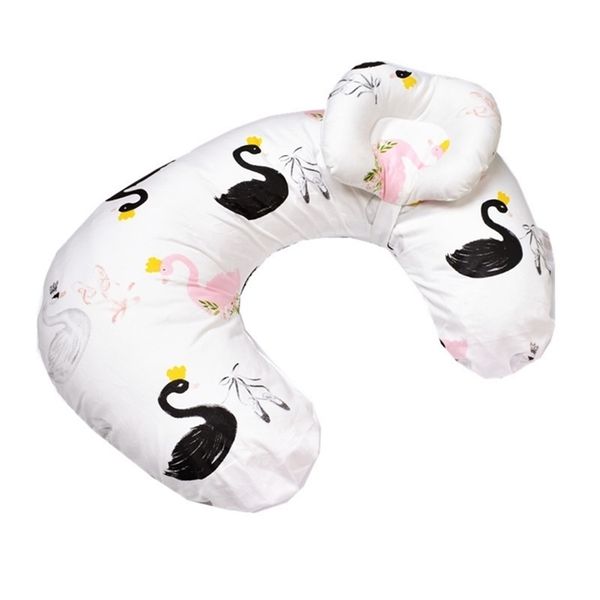 

born baby pillow head positioner sleeping toddler breast feeding baby pillow for mummy printing cotton lj201209