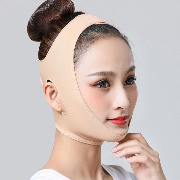 

v face bandage shaper facial slimming relaxation lift up belt shape lift reduce double chin thining band massage 008