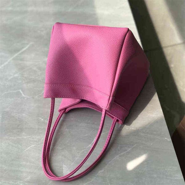 

handbags outlet heat lychee pattern soft leather portable leisure one shoulder messenger bucket women's bag