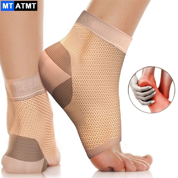 1 Paar Plantarfasziitis-Socken mit Fußgewölbeunterstützung, Knöchel-Kompressions-Ärmelbandage ohne Zehen zur Linderung von Fußschmerzen und Schwellungen 220601