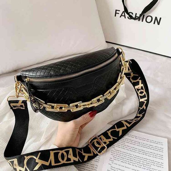 

bags handbags acrylic thick chain single shoulder messenger 2022 spring fashion chest mobile phone change waist, Black;red