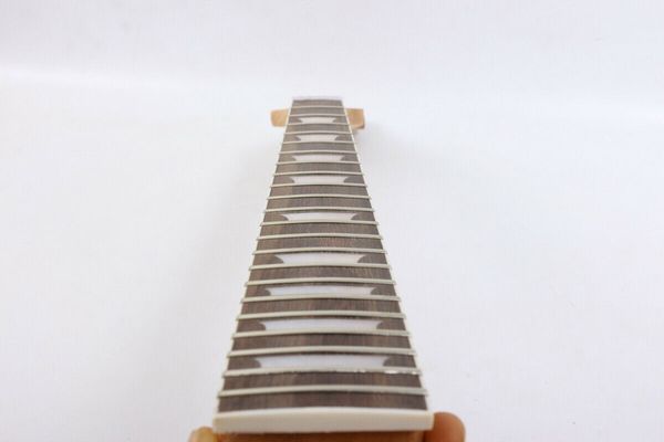 

electric guitar neck 22fret 24.75in mahogany+rosewood fretboard unfinished #y1