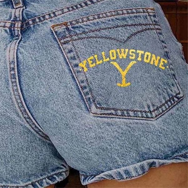 

women's denim shorts ripped prints fashion high waist blue casual summer shorts jeans for women feminino chic ladies bottom 220419, White;black