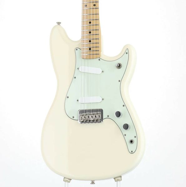 

offset series duo sonic arctic white electric guitar