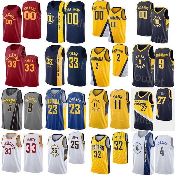 

print edition basketball association andrew nembhard jersey 2 aaron nesmith 23 goga bitadze 88 tj mcconnell 9 bennedict mathurin 00 terry ta, Black;red