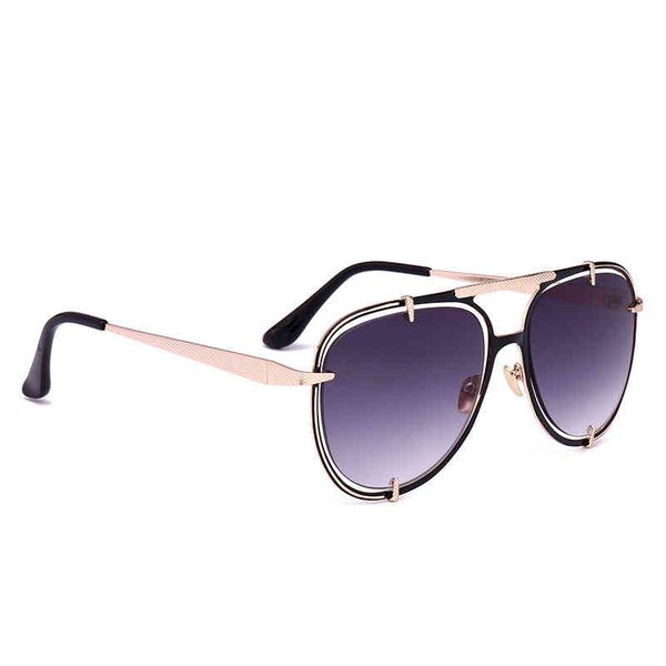 

new platform specially made home claw sunglass men's metal trendy street sunglass 3311, White;black