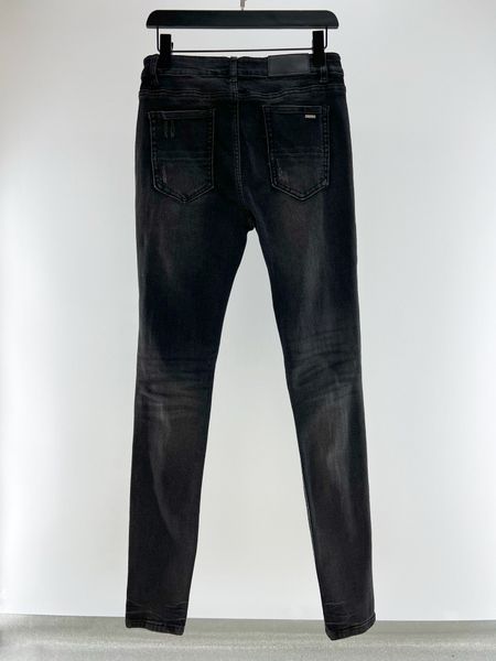 

men's jeans pant designer rips stretch leather man ripped biker slim fit motorcycle hip hop denim for men s jean mans pant designers, Blue