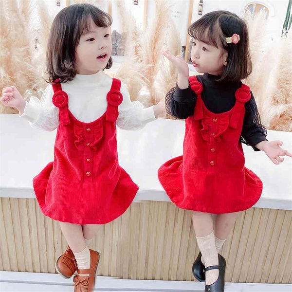 

toddler girls clothing mesh blouse dress tracksuits for girls casual style girl set spring autumn tracksuit kids 210412, White