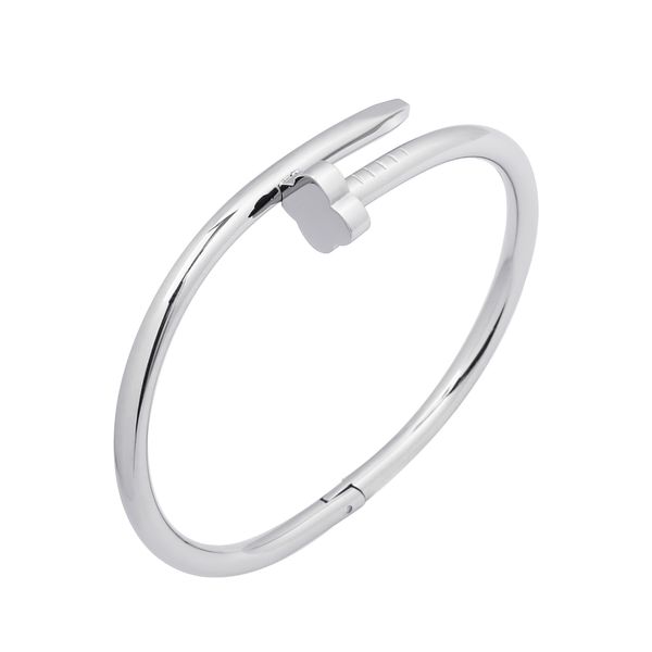 

new nail clover bracelet titanium steel electroplating 18k gold bracelet, Black