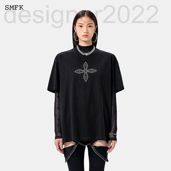 

women's thermal underwear designer s family cross printed short sleeve loose black tee with midnight garden long high neck mesh flockin, Black;pink