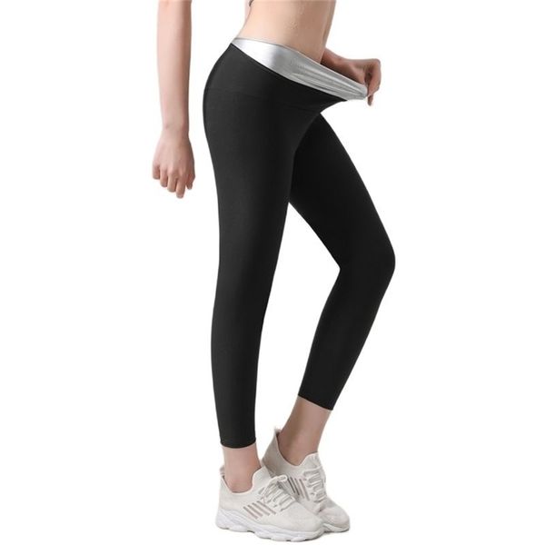 

women sauna shapers slimming pants thermo sweat body shaper waist trainer leggings fitness shapewear 220817