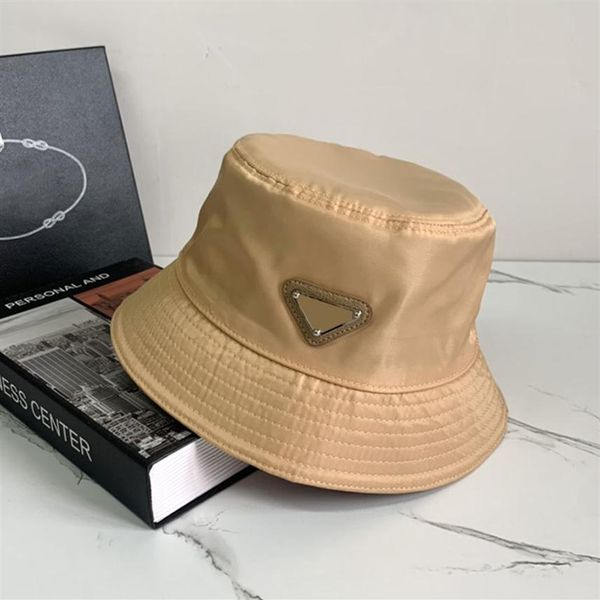 

womens nylon bucket hat designers caps sun hats mens multicolor fashion beanie summer beach fitted cap bonnet casquette232j, Blue;gray