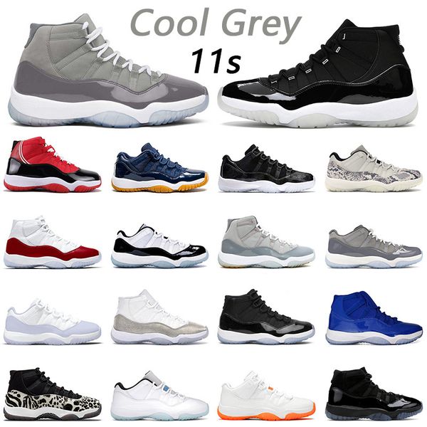 

high 11s basketball shoes cool grey jumpman 11 og sneakers 25th anniversary jubilee bred navy gum barons low cherry pure violet mens women