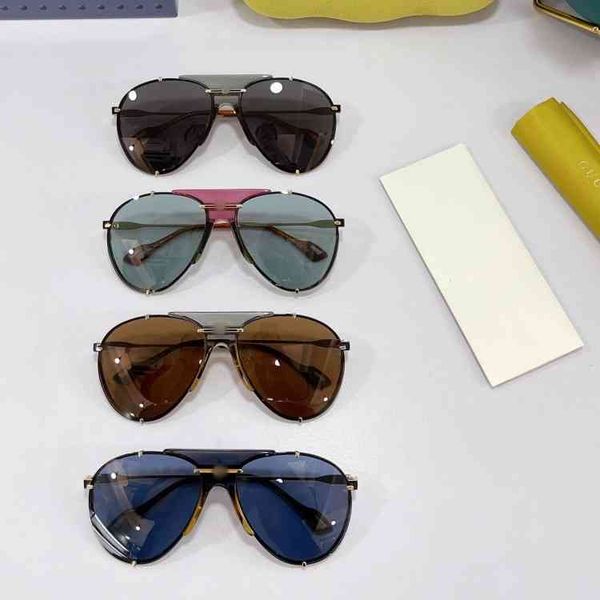 

new g family men's and women's personality tide big face gg07402022 brand fashion design trendy sunglasses factory direct sales, White;black