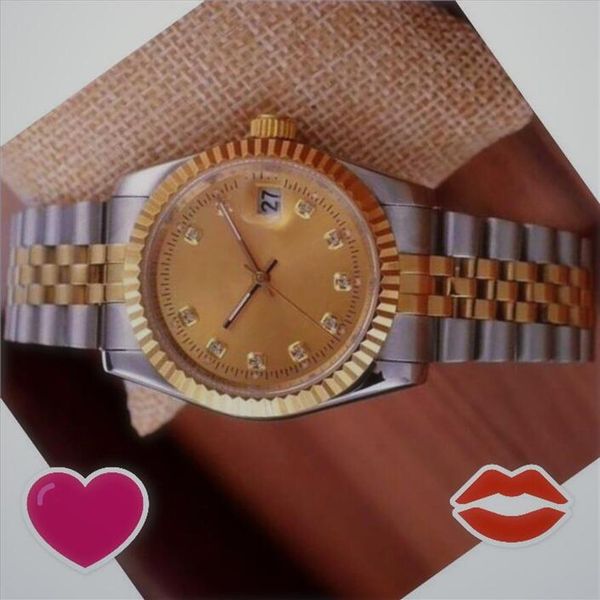 

new design men women watch silver stainless steel lovers watches man quartz luxury watches business classical clock258o, Slivery;brown