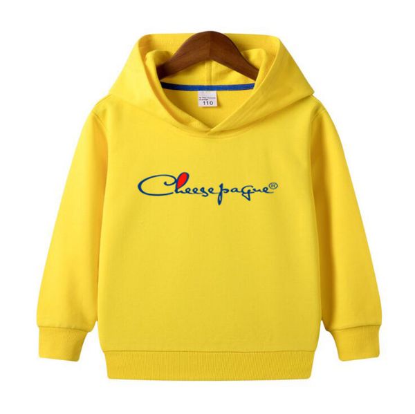 

spring autumn children clothing girls boys sweatshirts solid color casual long sleeve kids pullover hoodies bb234, Black