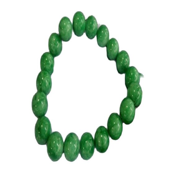 

natural green jade beads hand string 18 beads holding beads., Silver