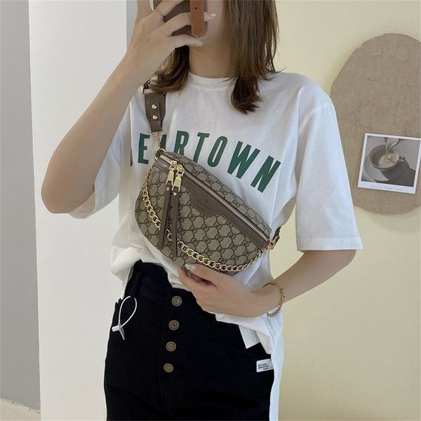

handbag trendy handbags chest women's ins super fire summer net red chest appearance texture messenger versatile factory outlet