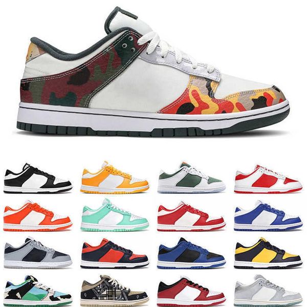 

mens womens dunks sail multi camo casual running shoes low georgetown sneakers unc purple green mens trainers287s, Black