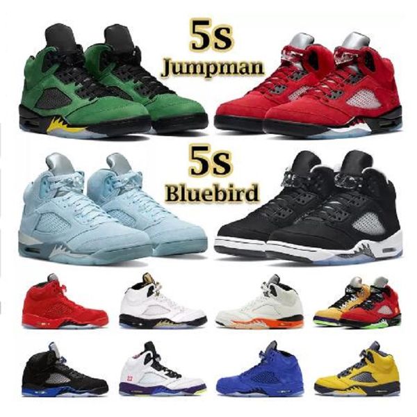 

5s 4s men women basketball shoes 5 infrared military black university blue thunder bluebird green bean jade horizon oreo raging red thunder