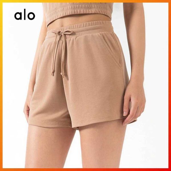 

alo yoga loose women's shorts running fitness daily life cycling summer sports shorts ds88