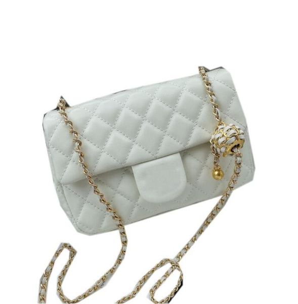 

tz womens france classic mini flap crush ball bags lambskin gold metal hardware matelasse chian crossbody shoulder sacoche designer luxury h