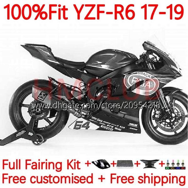 Moldões de injeção para Yamaha yzf-r6 yzf600 yzf r6 r 6 600 cc 17-22 carroceria 28no.51 yzfr6 17 18 19 20 21 22 yzf-600 2017 2018 2019 2020 2021 2022 OEM corpora