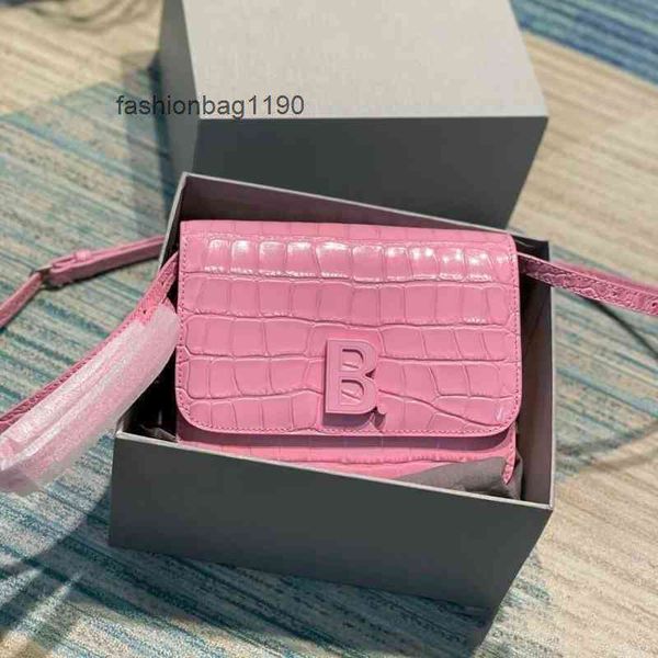

explosive handbags balencaigass classic bags alligator crossbody trendy 2022 luxury autumn winter b-shaped messenger tofu one shoulder small
