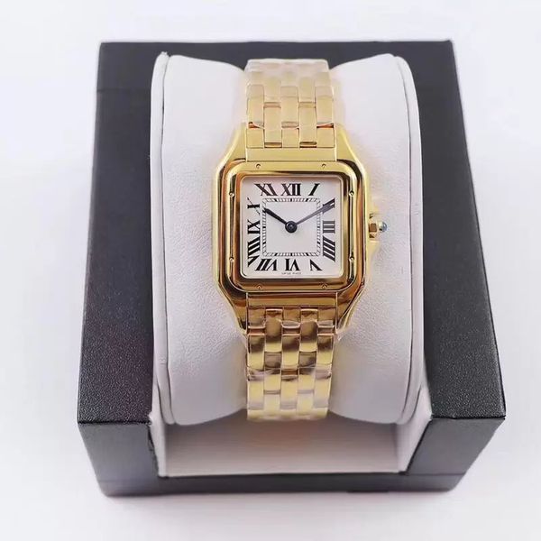 

women watches 22*30mm 27*30mm dial gold/silver stainless steel quartz battery lady watch favors