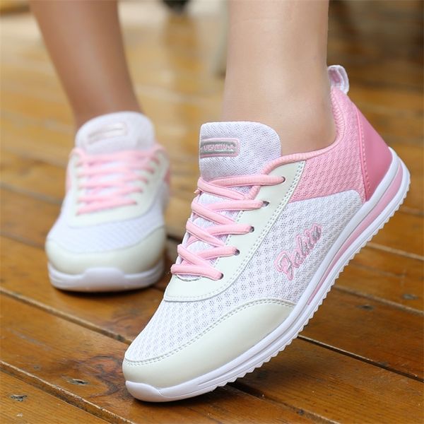 

gym shoes woman spring summer sneakers for basket femme breathable women casual shoes trainers zapatillas mujer 220809, Black;white