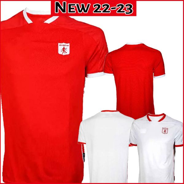 

2021 2022 america de cali soccer jerseys white 21 22 rafael carrascal jeison lucumi yesus cabrera duvan vergara football home red away, Black;yellow