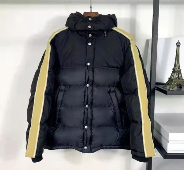 

mens jackets parka women classic down coats outdoor warm feather winter jacket coat outwear couples clothing asian size s, Black